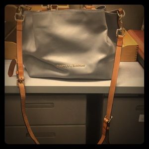 Dooney and Bourke City Barlow gray and brown